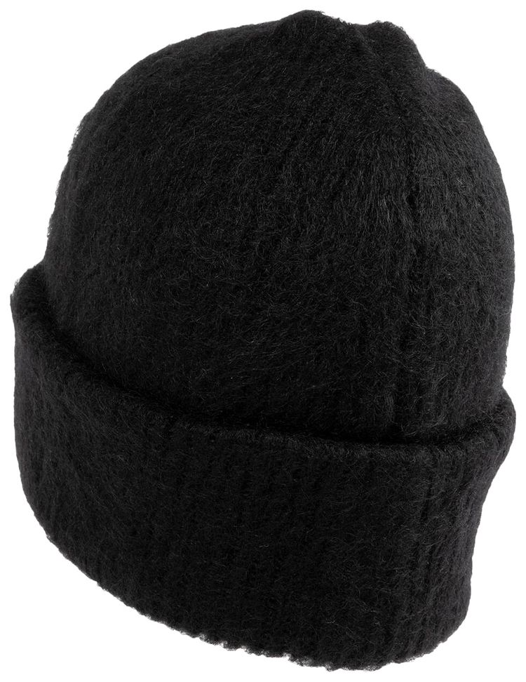 Moncler Mohair Wool Beanie Black