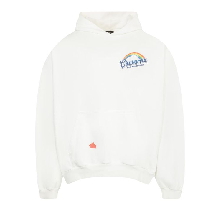 Willy Chavarria Fabuloso Hooligan Hoodie White