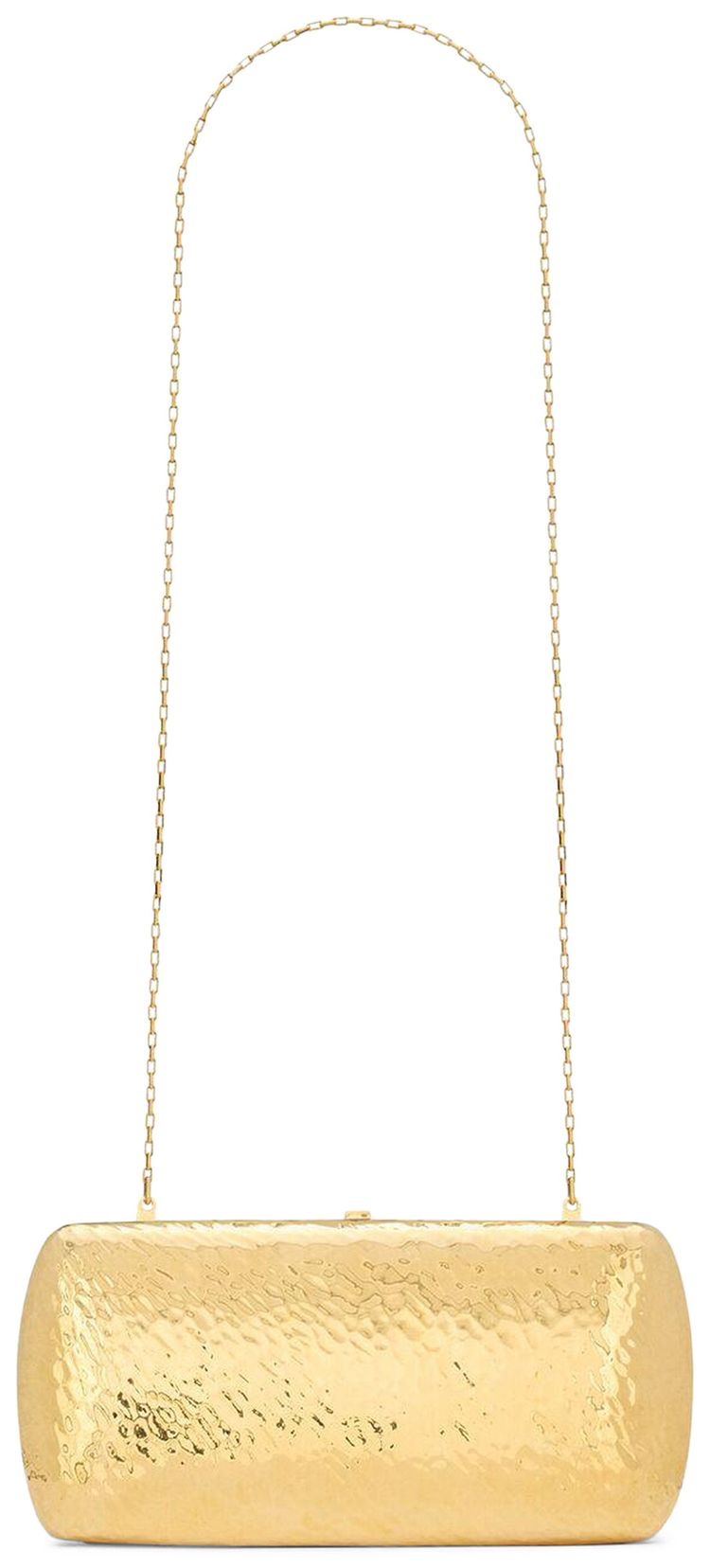 Saint Laurent Evening Clutch In Metal Papillon