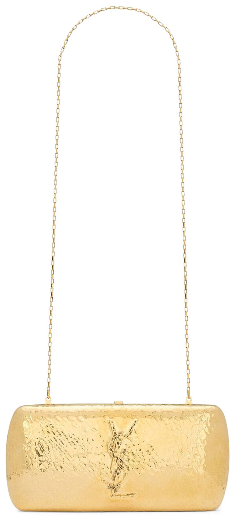 Saint Laurent Evening Clutch In Metal Papillon