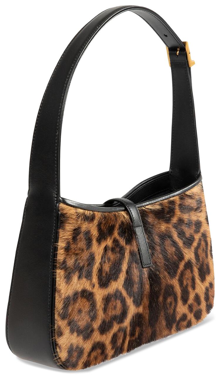 Saint Laurent Le 5 A 7 Pony Hair Bag Manto NaturaleNero