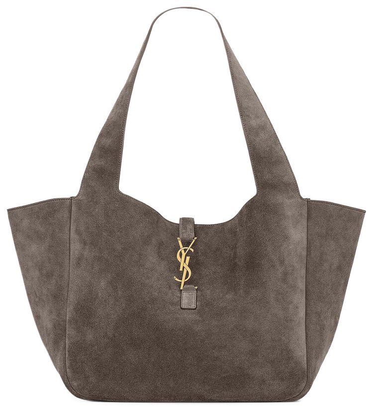 Saint Laurent Le 5 A 7 Bea In Suede Urban Grey