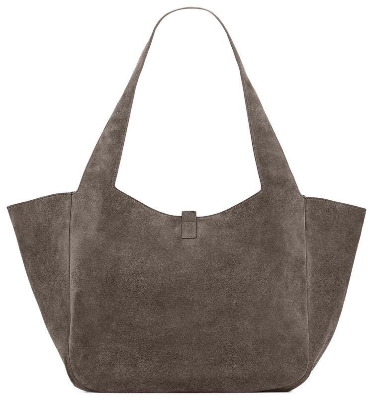 Saint Laurent Le 5 A 7 Bea In Suede Urban Grey