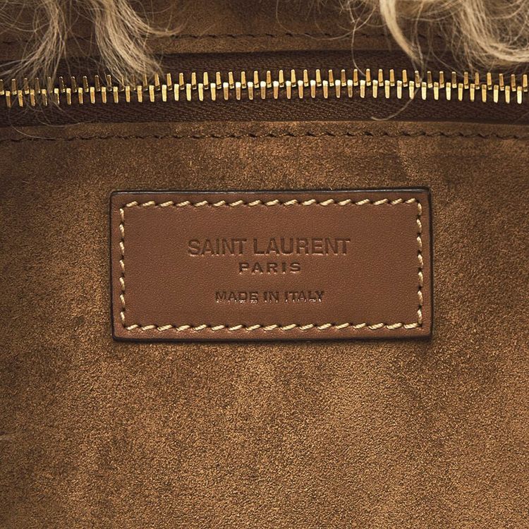Saint Laurent Roady Shoulder Bag Caramel CognacBeige