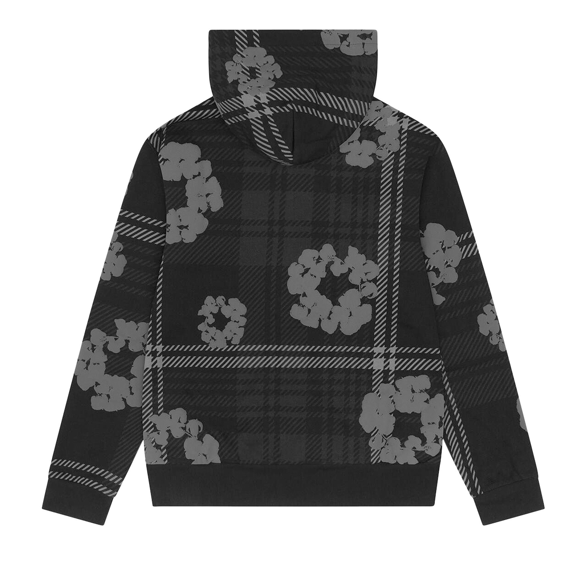 Buy Denim Tears Plaid Cotton Wreath Zip Hoodie 'Black