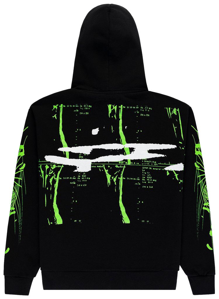 Sp5der X Ray Hoodie Black