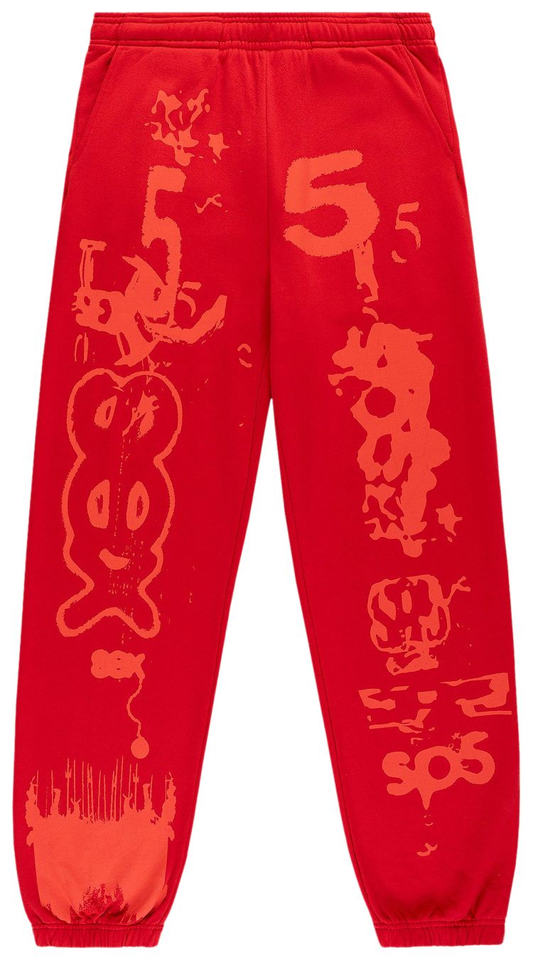 Sp5der X Ray Sweatpant Red