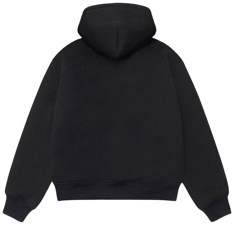 Stussy Bonded Sherpa Hoodie Black