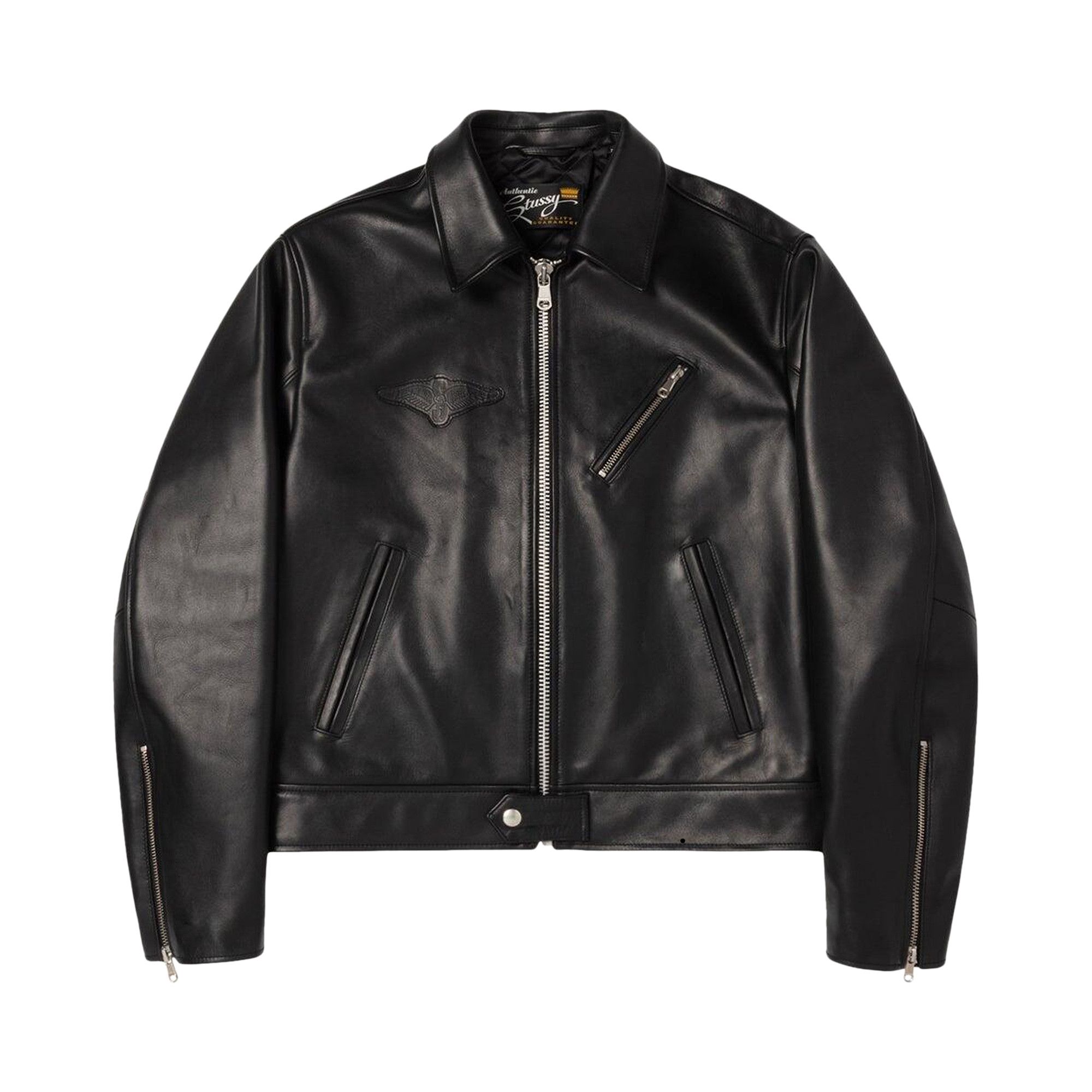 【試着のみタグ付き】stussy biker jacket leather L Biker Jacket – Black | Outerwear | Stüssy Europe