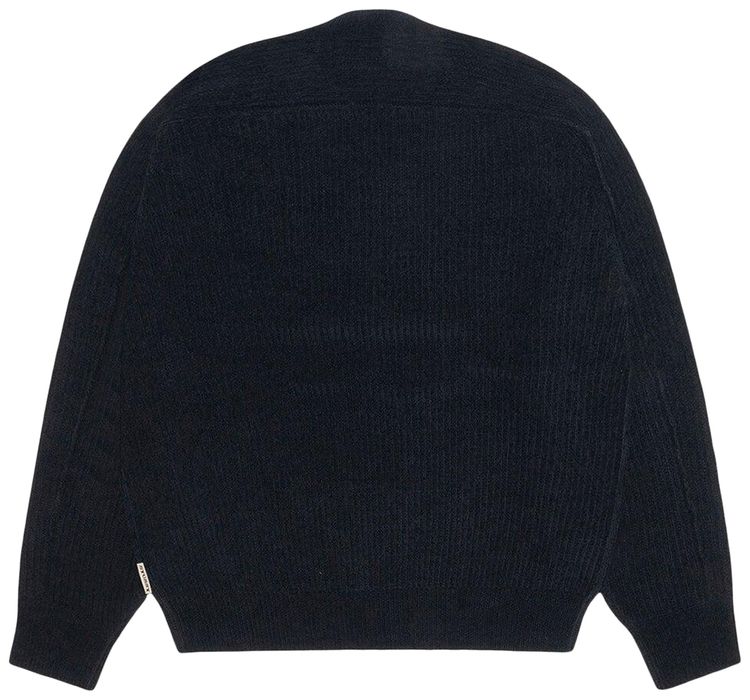 Stussy Exposed Seam Crew Black