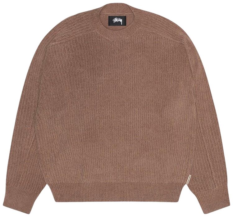 Stussy Exposed Seam Crew Brown
