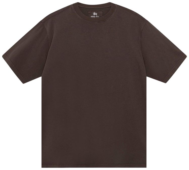 Stussy Garment Dyed Ss Tee Brown