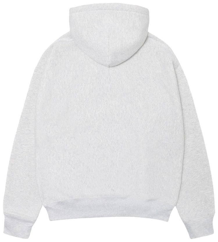 Stussy Felt Applique Hoodie Ash Heather