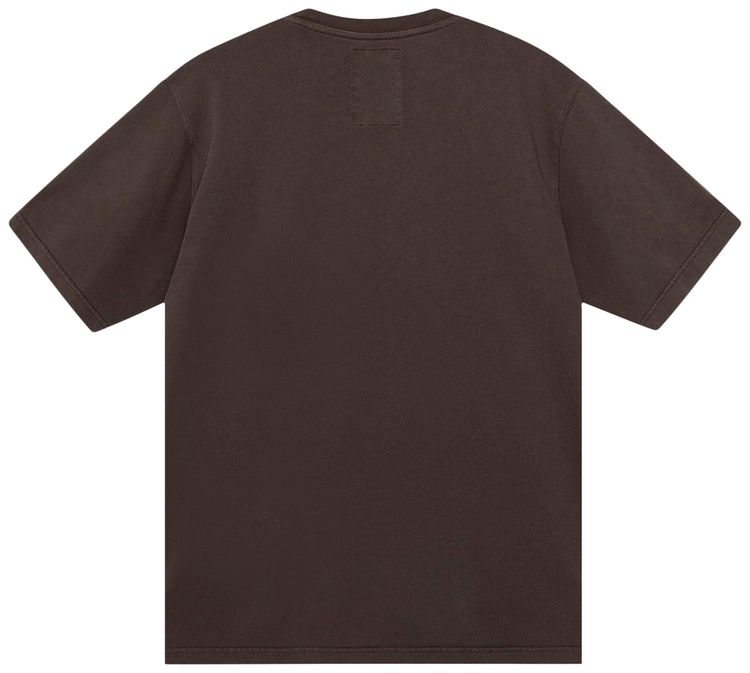 Stussy Garment Dyed Ss Tee Brown