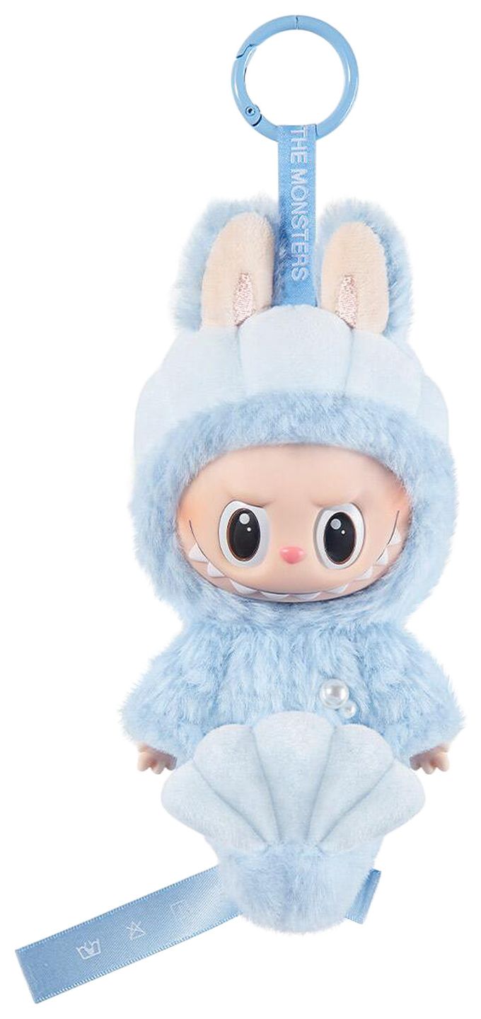 Pop Mart Labubu Hide and Seek In Singapore Series Vinyl Plush Doll Pendant Blue