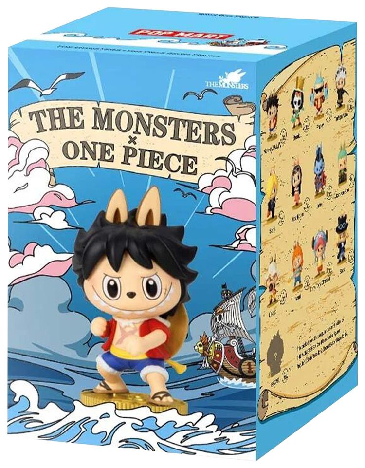 Pop Mart Labubu THE MONSTERS x One Piece Series Sealed Single Blind Box Mystery