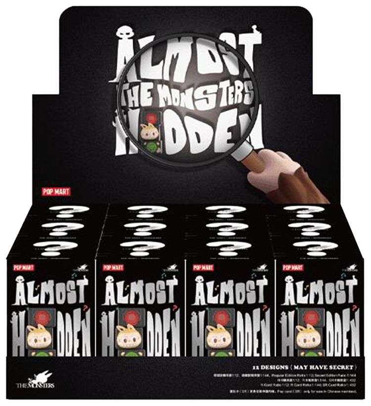 Pop Mart Labubu THE MONSTERS Almost Hidden Series Figures Sealed Whole Set Mystery 12 Blind Boxes