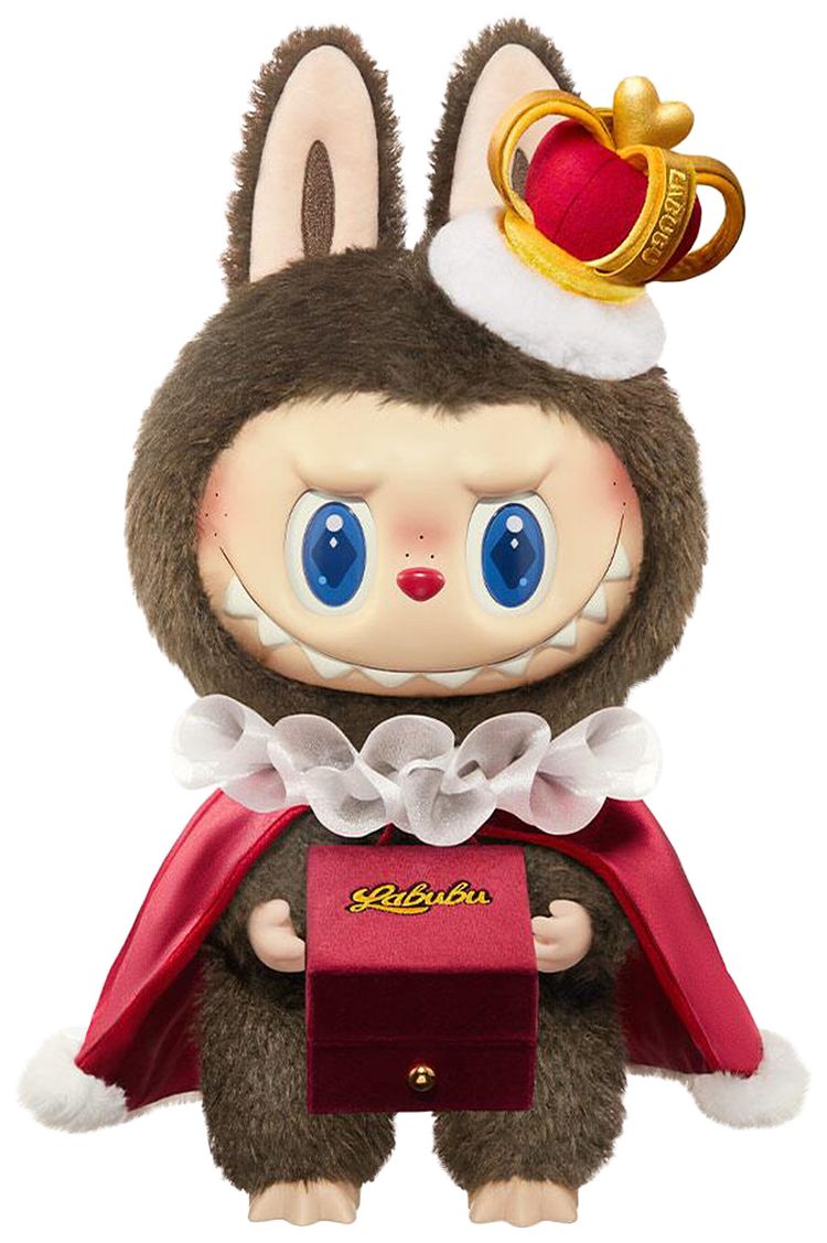 Pop Mart Labubu THE MONSTERS Lets Checkmate Series Vinyl Plush Doll Brown