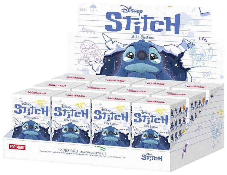 Pop Mart Disney Stitch Little Emotions Series Figure Sealed Whole Set Mystery 12 Blind Boxes