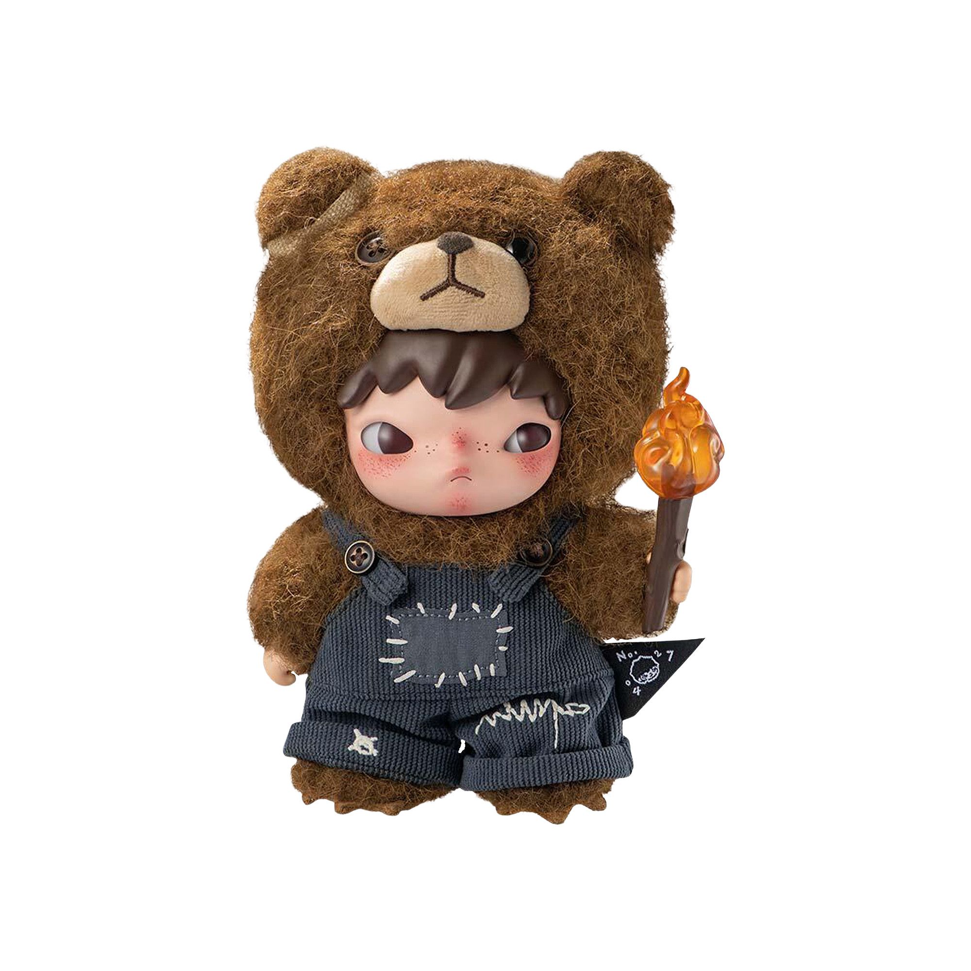 Buy Pop Mart Hirono Living Wild-Fight for Joy Plush Doll 'Brown
