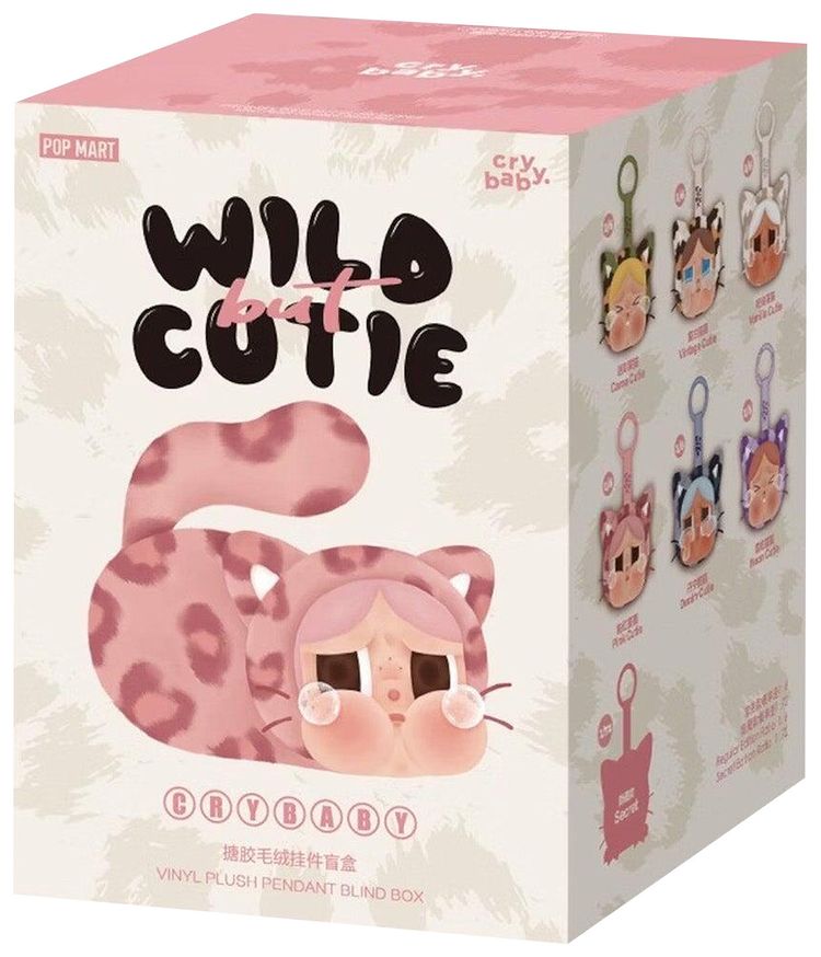 Pop Mart Crybaby Wild but Cutie Series Wild Cutie Vinyl Plush Pendant Sealed Single Blind Box Mystery
