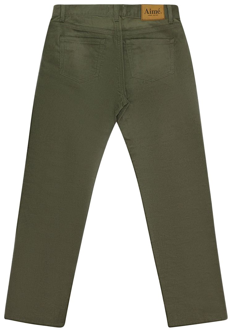 Aime Leon Dore Micro Cord Relaxed Fit Jeans Green