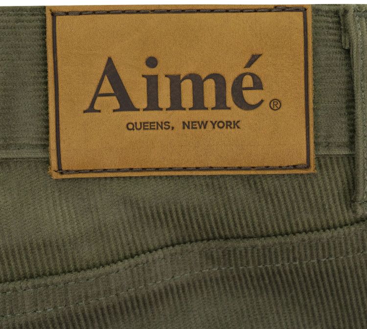 Aime Leon Dore Micro Cord Relaxed Fit Jeans Green