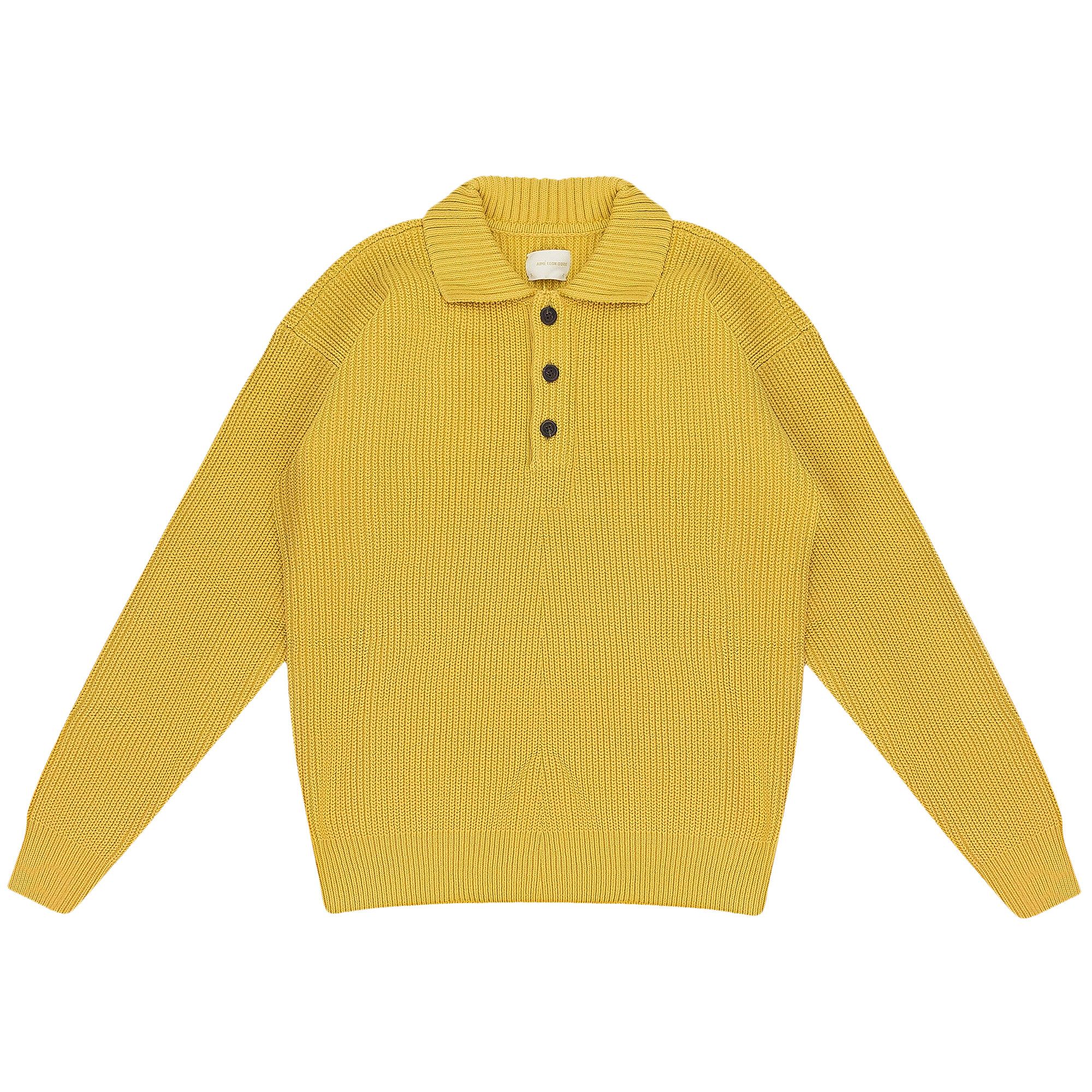 Buy Aimé Leon Dore Shaker Stitch Polo Shirt 'Orange' - FW23KS001