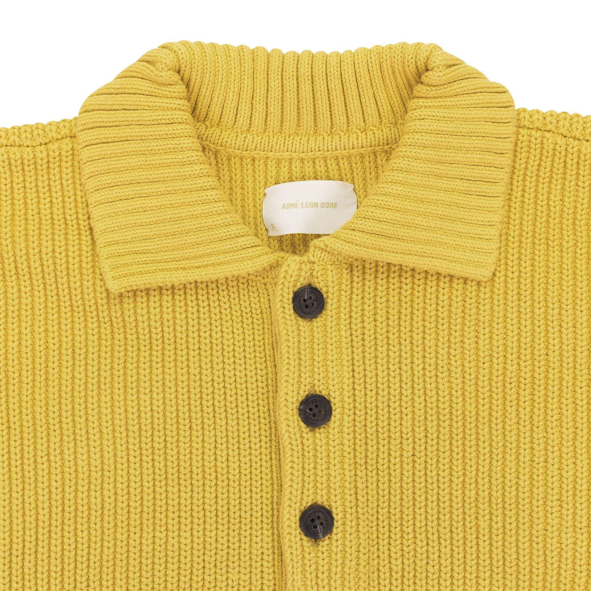 Buy Aimé Leon Dore Shaker Stitch Polo Shirt 'Orange' - FW23KS001