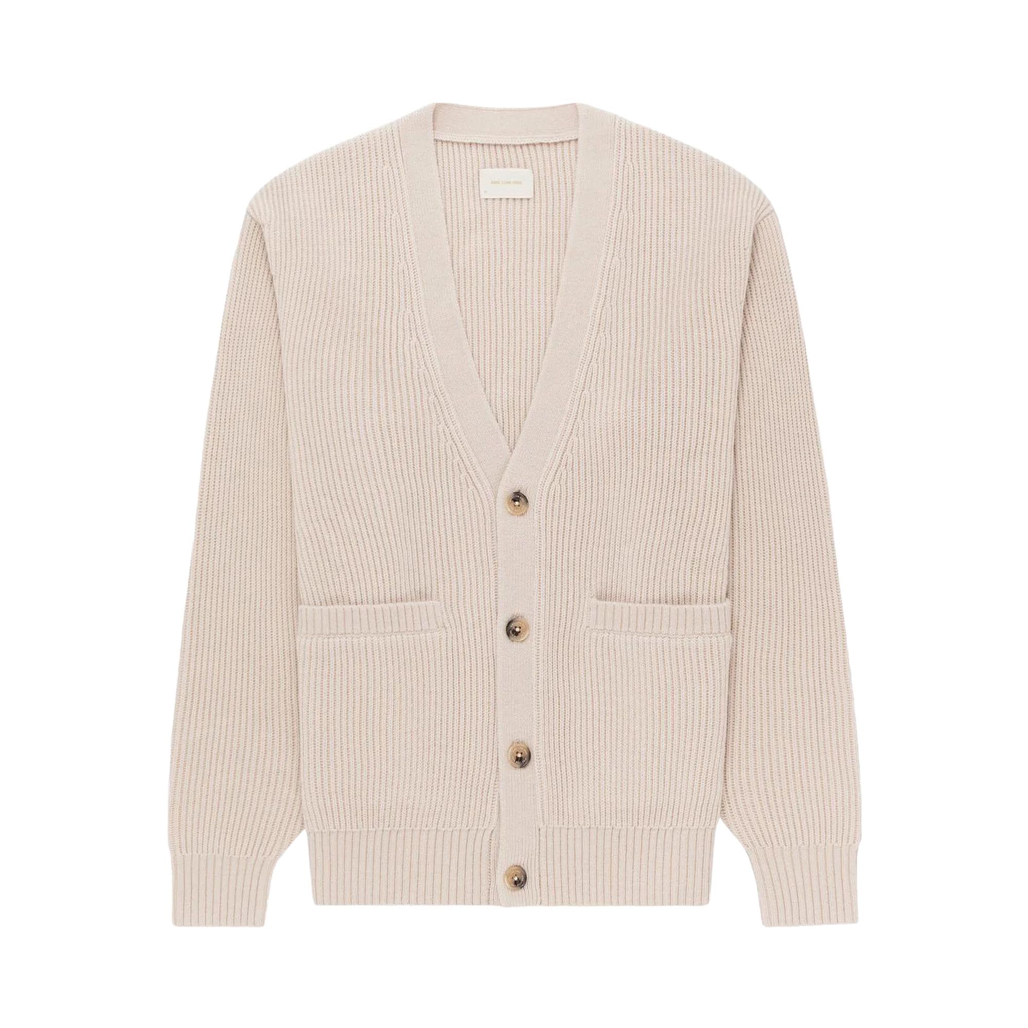 Buy Aimé Leon Dore Waffle Knit Cardigan 'Cream' - FW23KS002 CREA