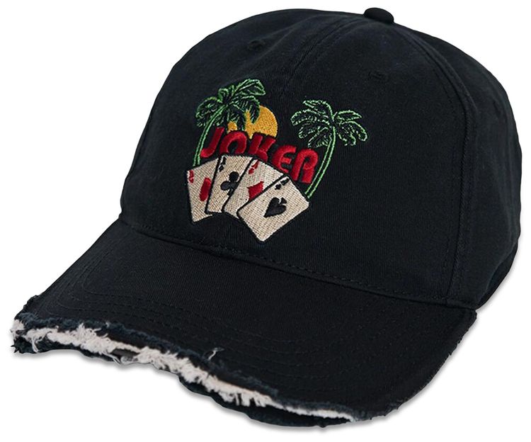 Martine Rose Roll Back Cap Black