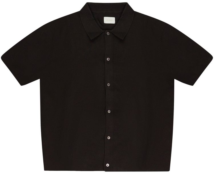 Aime Leon Dore Full Button Polo Cardigan Brown