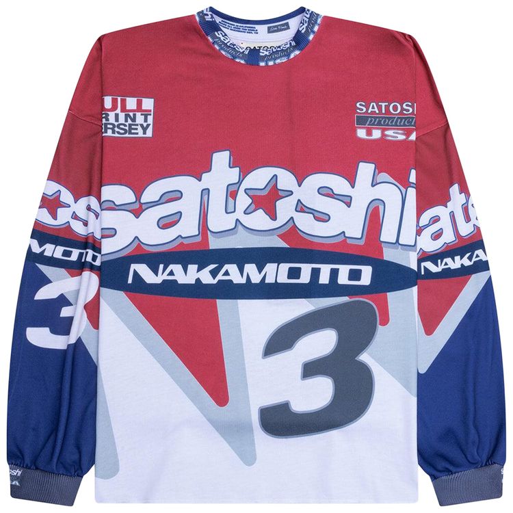 Satoshi Nakamoto Speedway Long Sleeve Red