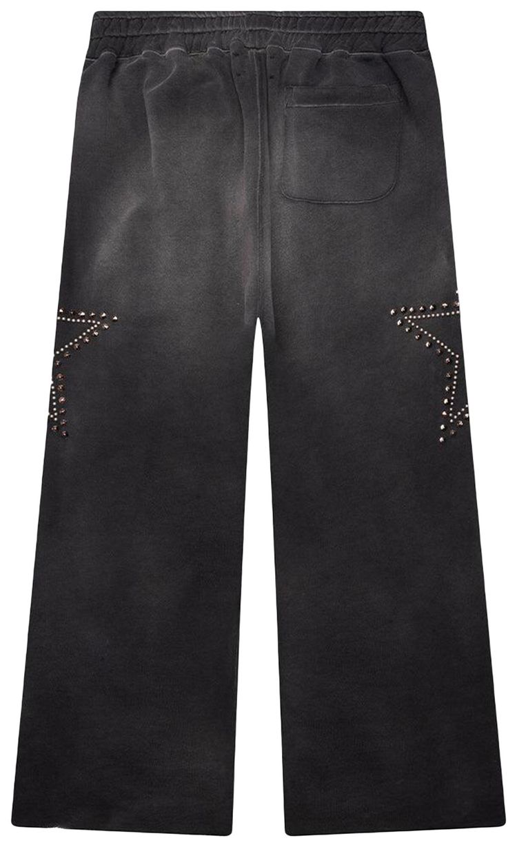 Satoshi Nakamoto Star Studded Sweatpants Black