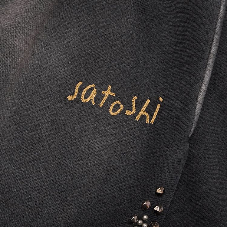 Satoshi Nakamoto Star Studded Sweatpants Black