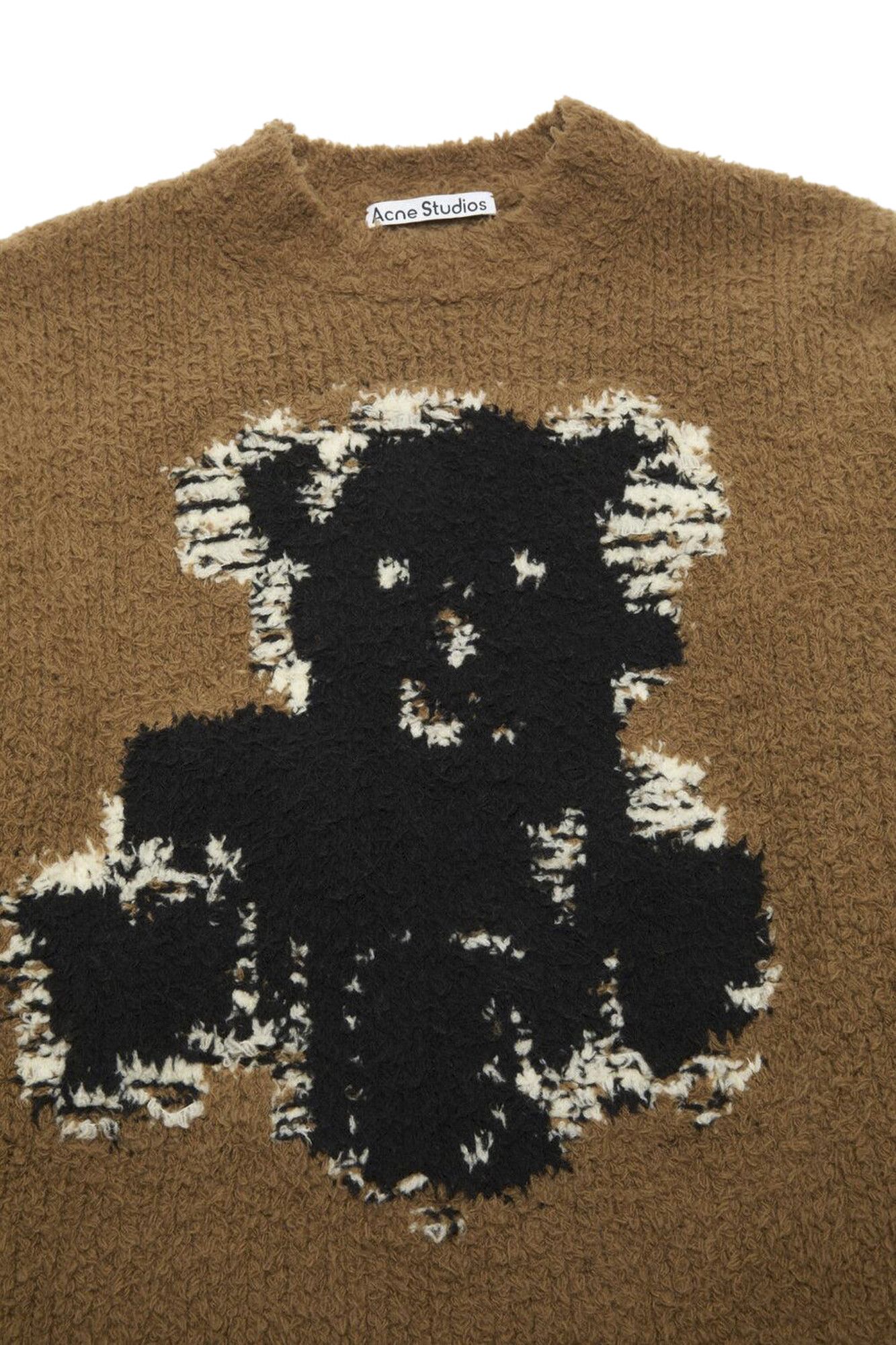 Buy Acne Studios Crewneck Sweater 'Khaki Beige' - A60601 CVI KHAK