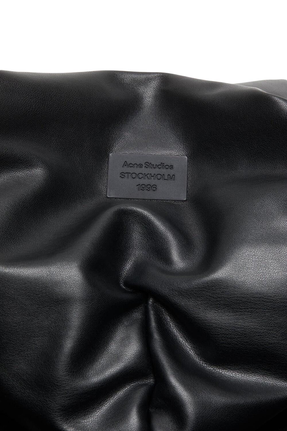 Buy Acne Studios Hooded Faux Leather Jacket 'Black' - A90654 900