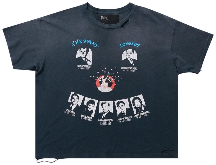 Paly Hollywood Loves of Liz Tee Black