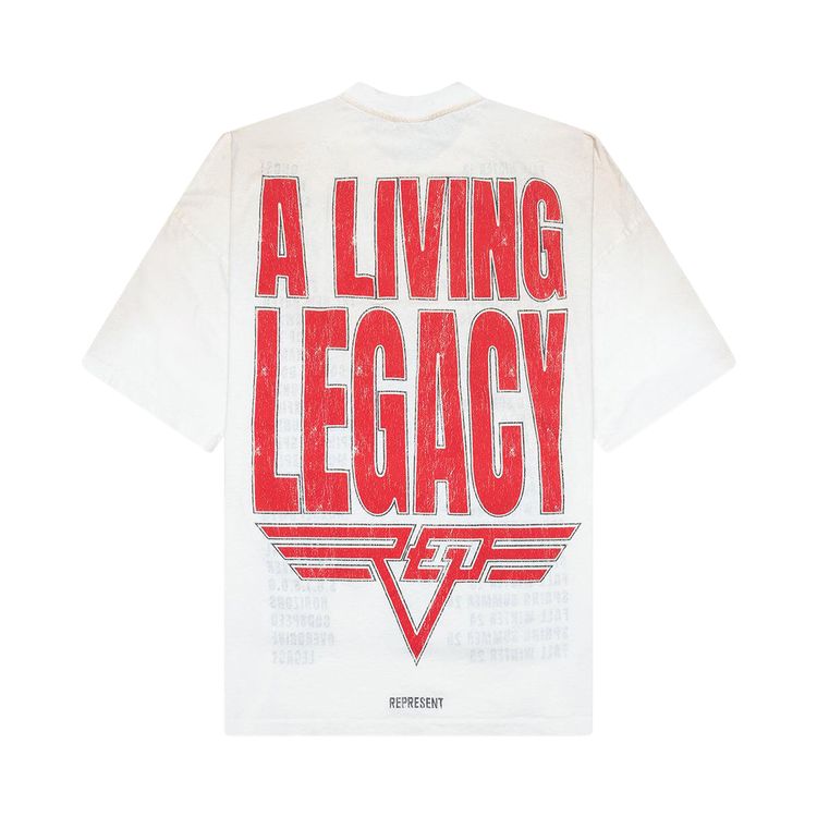 Represent Clo Living Legacy Tee Washed Ecru