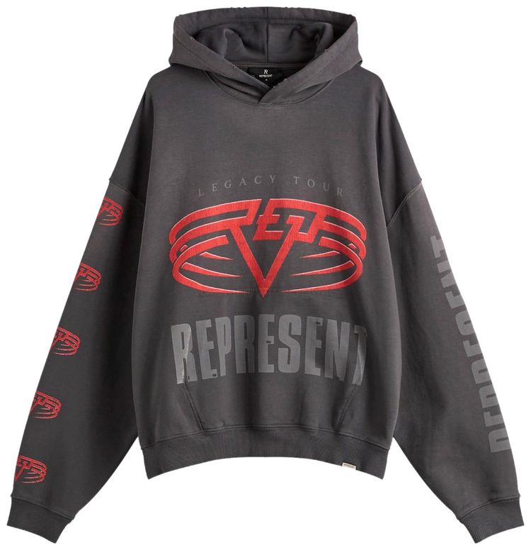 Represent Clo Living Legacy Tour Hoodie Sun Fade Grey