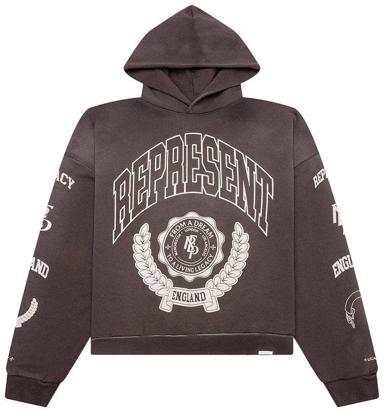 Represent Clo Legacy Crest Hoodie Nero