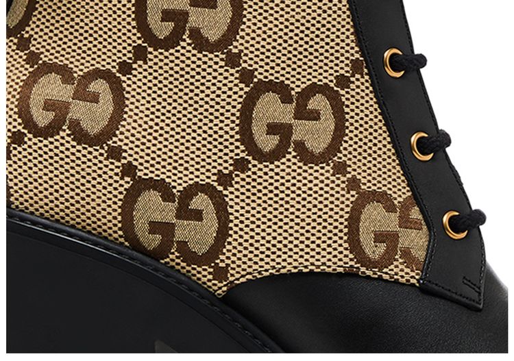 Gucci Wmns Double G Ankle Boot Camel Ebony