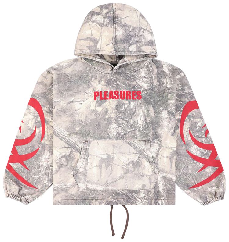 Pleasures Hunt Canvas Poncho Hoodie Camo