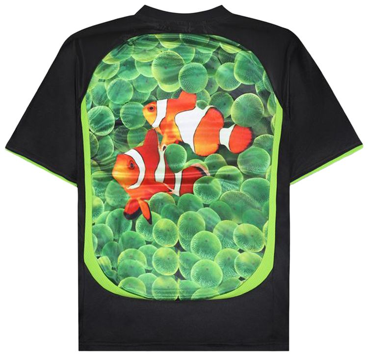 Pleasures Aqua Soccer Jersey Black
