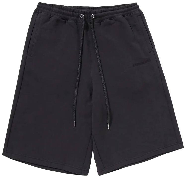BAPE Bathing Ape Logo Knee Length Relaxed Fit Sweatshorts Charcoal