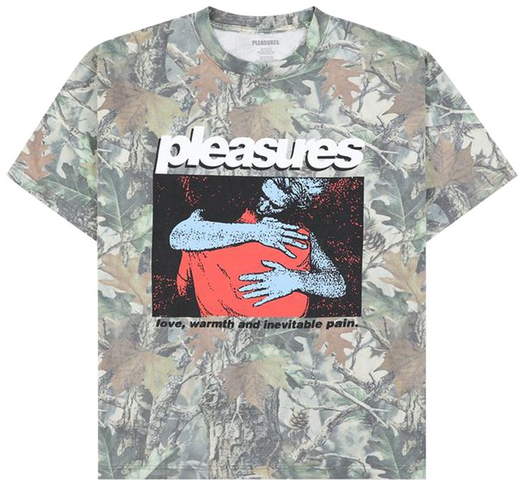 Pleasures Embrace T Shirt Camo