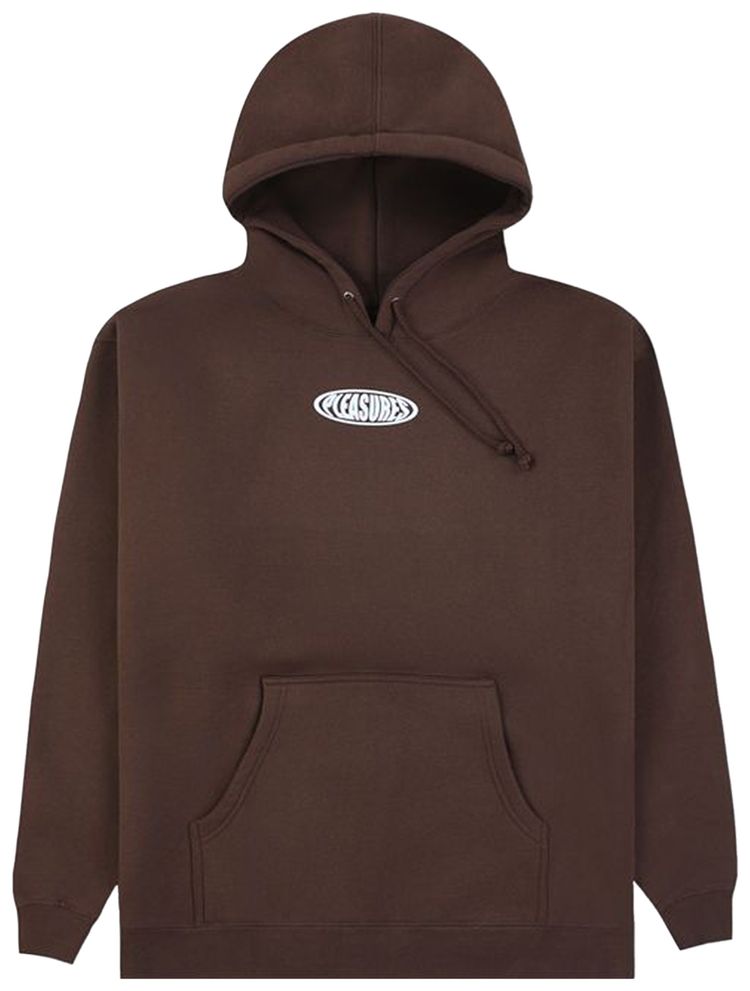 Pleasures Overview Hoodie Brown