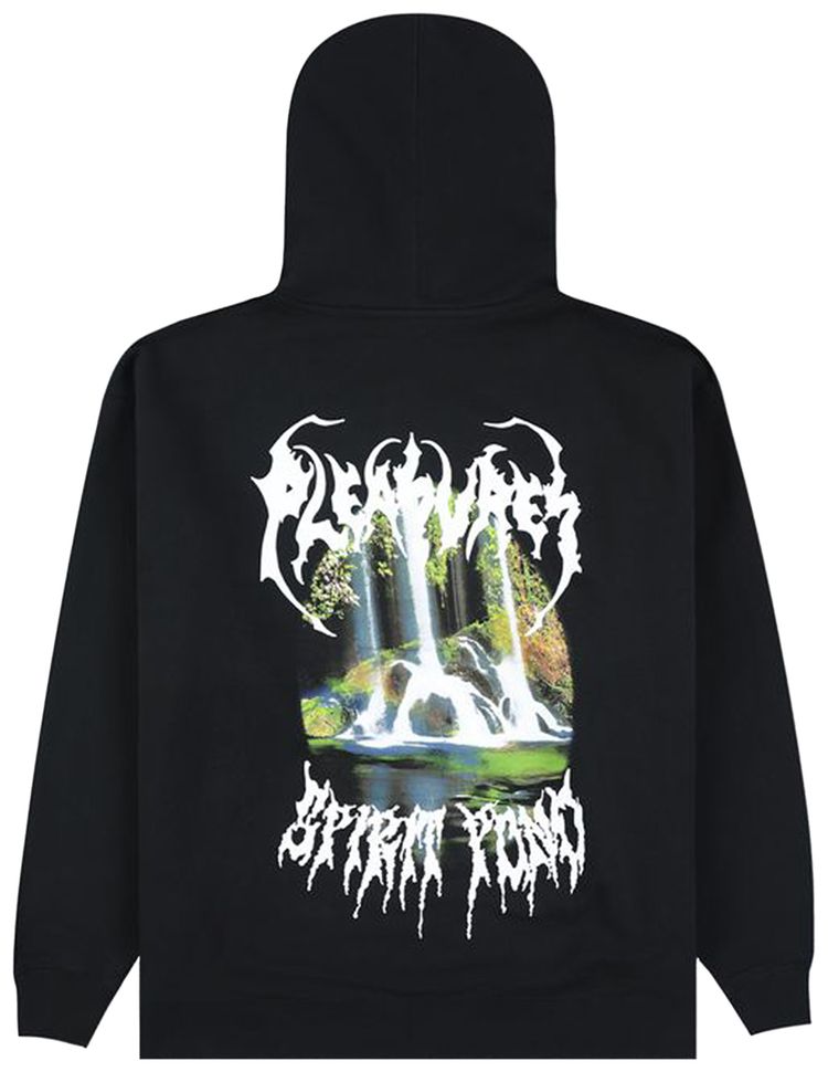 Pleasures Pond Zip Hoodie Black