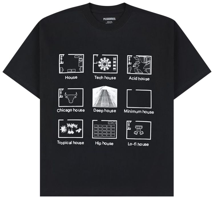Pleasures House Blend T Shirt Black