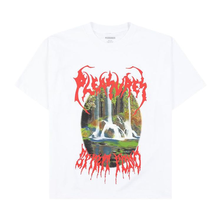 Pleasures Pond T Shirt White